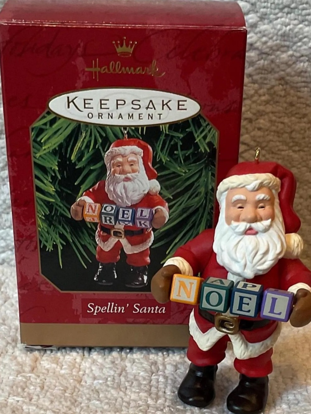 Hallmark Keepsake Ornament 1999 “Spellin’ Santa”